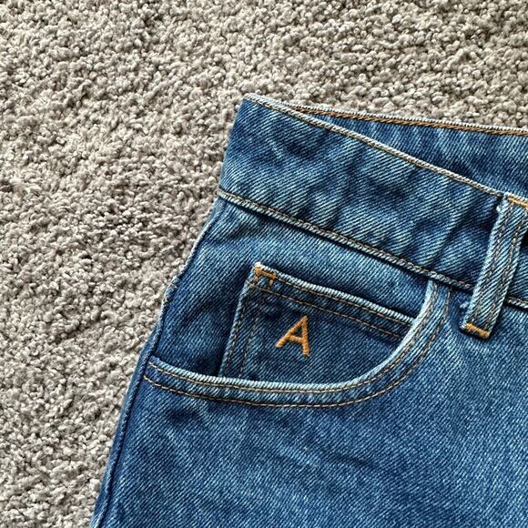 Attico Cropped Kick Flare Jeans - Picture 2 of 8